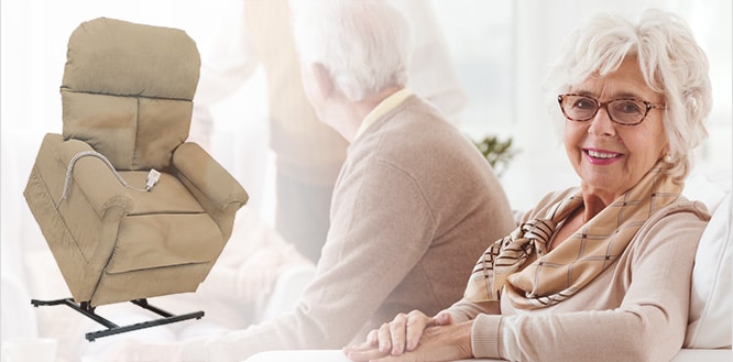 Fauteuil releveur senior distri club medical Saint-Quentin